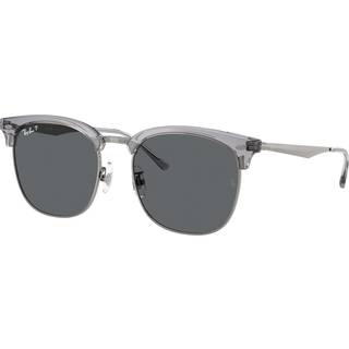Ray - Ban Unisex RB4418D 679281 Solbriller Injiceret Transparent Grå Firkantet Polariseret