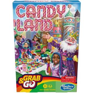 Candy Land Grab and Go Travel Board Game för 2-4 spelare i åldrarna 3 och uppåt