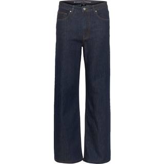 35 The Louis High Wide Jeans, Dark Blue Un-Wash, W28/L32