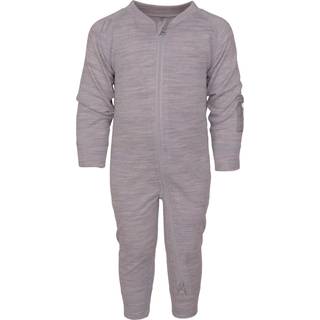 Lindberg Kids' Merino Overall  Grey Melange, 74/80