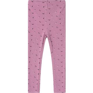 Name It Mauve Orchid Blomstrede Leggings