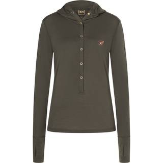 super.natural Women's Rocket175 Hoodie Hoodie Damer størrelse XL farve brun