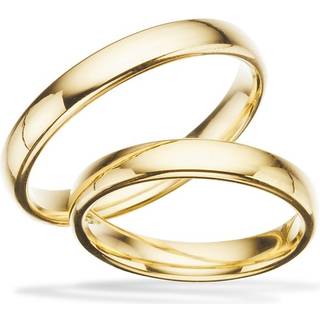Vielsesringe - Guldringe 8kt. blank i 3,5mm