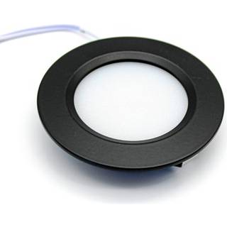 LEDlife Reco68 møbelspot indbygning RA92 - Hul: Ø5,5 cm, Mål: Ø6,8 cm, Sort, 2,7W, 12V DC - Dæmpbar : Dæmpbar, Kulør : Varm