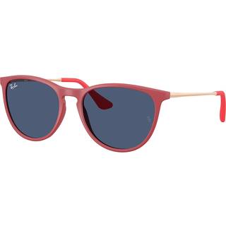 Ray-Ban Børn RJ9060SF Junior Erika Asian Fit 718071 52 Solbriller Børn Lyserød - Rubber Fuchsia Pink - 52mm