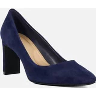 Dune London Dune London Blue Arriving Comfort Mid Block Heel Shoes
