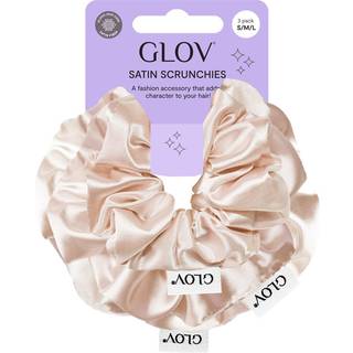 GLOV Scrunchies 3 Pack S/M/L - Champagne Hårelastik