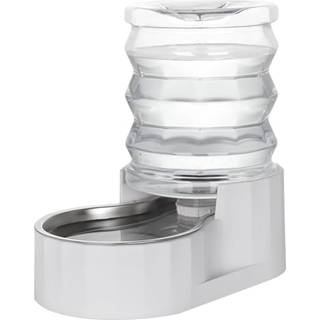 Rizzari Automatisk 4L PET VANDER Tyngdekraft Hundvandsskål Dispenser Rustfrit stål Katvand Dispenser Stor kapacitet Vandfoder til små og mellemst