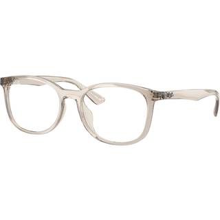 Ray - Ban Unisex RX7093D 8271 Optiske stel Injiceret Brun Transparent Firkantet Normal