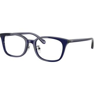 Ray-Ban RX5407D Asian Fit 5986 52 Briller Mænd Blue - Transparent Dark Blue - 52mm