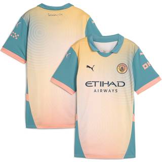 Women&#39;s Puma Manchester City 24/25 Fourth Jersey, Pink, Size M, Clothing - Bold Blue - M