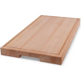 Skærebræt med håndtag og rende, olieret bøg, 45x30x4 cm - AT-Line