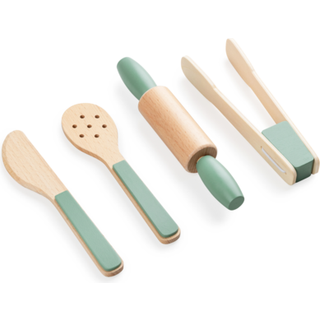 Sebra Legetøjssæt - Legetøj Bøg Sage Green - 301730049