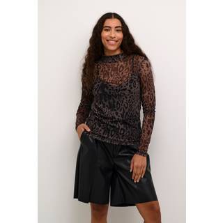 Kaffe KAjohanne T-shirt - Brun - Str XS - Damer