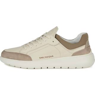 BOGGI MILANO Herren Sneaker beige Glattleder