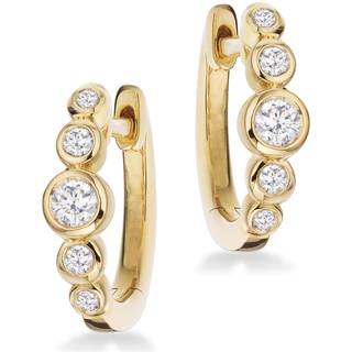 Scrouples - 14 karat creoler med diamanter - 124325