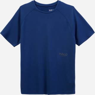 HALO T-shirt S/S, Unisex, Str. L, Blå