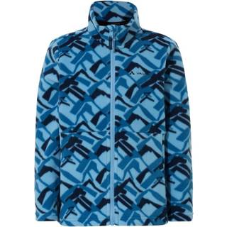 Vaude Kid's Pulex All-over-Print Jacket Fleecejakke Børn størrelse 110/116 farve blå