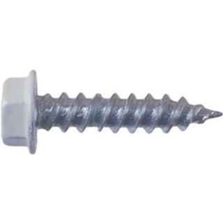 AP-produkter 012-Tr1000 W 8 x 1-1/2 MH/RV Unlotted Hex Washer Head Screw Pack på 1000-1-1/2 """" Hvid