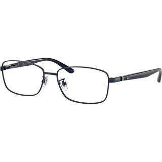 Ray - Ban Unisex RX6527D 3076 Optiske stel Metal Blå Transparent Pillow Normal
