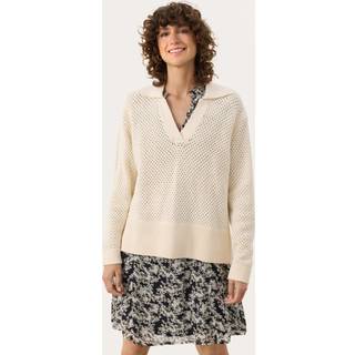 Part Two LovisaPW Pullover - Hvid - Str S - Damer