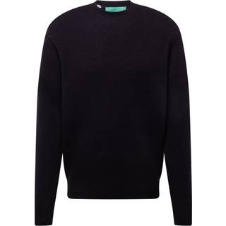 Ragi Wool Striktrøje, Black, M