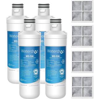Waterdrop LT1000PC ADQ747935 K?leskab Vandfilter og udskiftning af luftfilter til LG? LT1000P? LMXS28626S LFXS26973S LFXS26596S LFXS28596S ADQ74