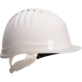 Expertline sikkerhedshjelm (hjuljustring) - Hvid