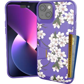 Smartish iPhone 15 Plus Wallet Case - Wallet Slayer Vol. 1 [Slim + Protective] Kreditkortindehaver - Drop Tested Hidden Card Slot Cover Compatibl