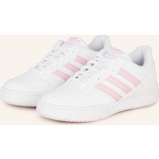 Team Court 2.0 STR sko til børn - Cloud White / Clear Pink / Cloud White - 38