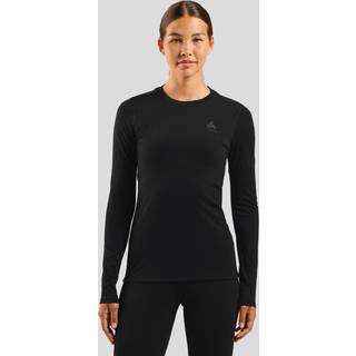 Odlo Merino 160Crew Long Sleeve Women - Black, Size XS - black