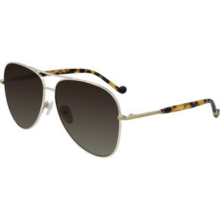 Liu Jo Kvinde LJ147S 717 Solbriller Metal Guld Brun Pilot Skygge