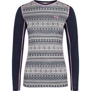 Kari Traa Women's Mina Long Sleeve Dark Navy Blue, S