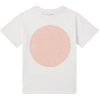 Stella McCartney Kids Logo T-shirt Cremefarvet 14 Y  Creme  14 år  kvinde