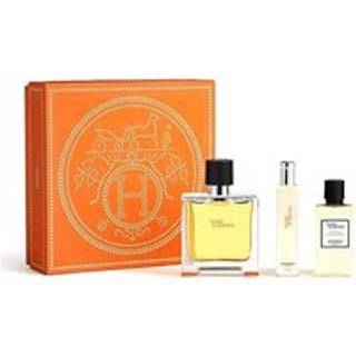 Hermès Terre d'Hermès Gift Set 75ml Pure Perfume + 40ml Hair and Body Shower Gel + 15ml Pure Perfume