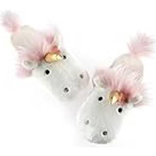 Gund Unicorn hjemmesko plys en st?rrelse hjemmesko hvid