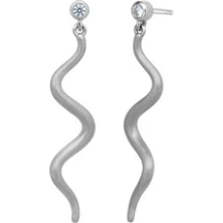 byBiehl - Mini waves sølv øreringe - 4-030A-R