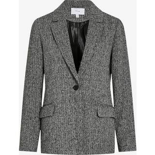 VILA dame blazer VIEVIE - Black Beauty Birch - 40