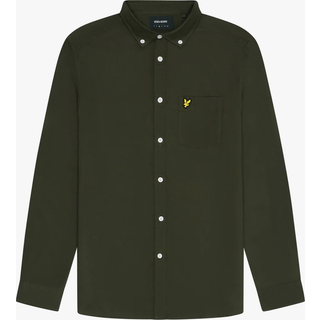 Lyle And Scott Oxford Long Sleeve Shirt Gren