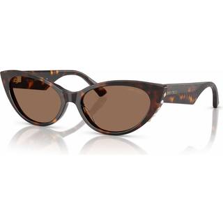 Jimmy Choo Kvinde JC5023H 500273 Solbriller Acetat Skildpadde Brun Cat Eye Normal