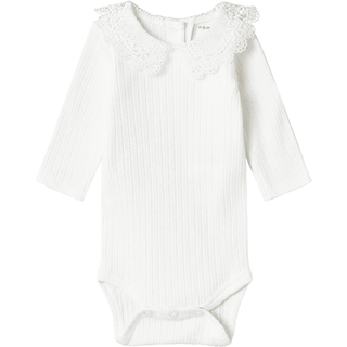 Name It Bright White Blonde Body - Str. 0m 50cm