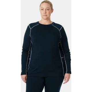 Helly Hansen Lifa Merino Midweight Crew Plus, dame, navy