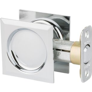 Kwikset 334SQT-26 Passage Pocket Door Locks Polised Chrome