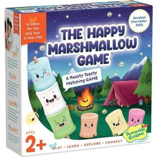 PEACEABLE KONGERIG Happy Marshmallow Toddler Game - Udvikler fine motoriske færdigheder og farvematching til børn i alderen 2 og op