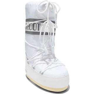 Moon Boot Kids' Icon Nylon White, 27/30