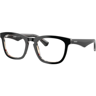 Burberry BE2417 4121 51 Briller Mænd Black - Black On Vintage Checkered - 51mm