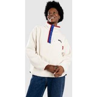 Columbia Helvetia II Cropped Half Snap Fleece Half-Zip Fleecepullover - XS - chalk