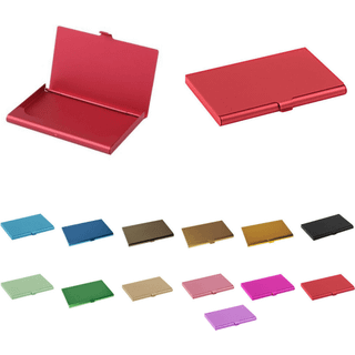 Glat aluminiumskortholder - Pung - Flere farvevalg