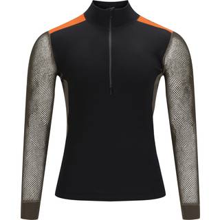 Aclima WoolNet Hybrid Mockneck Merino undertøj Herrer størrelse S farve sort