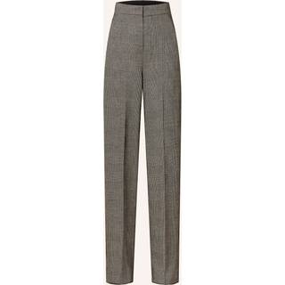 Max Mara Cognac houndstooth wool-blend straight pants - grey - XXS